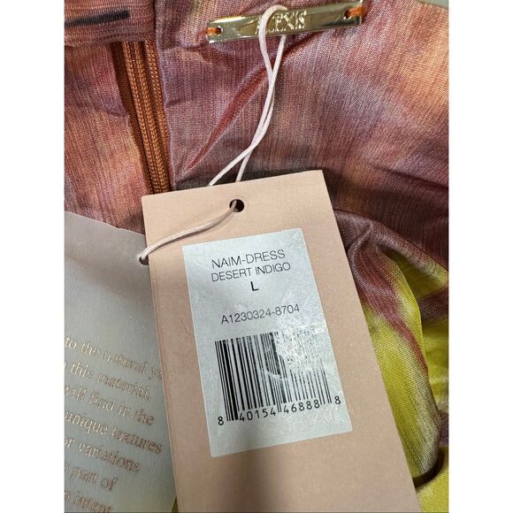 Alexis Naim Dyed Halterneck Minidress in Desert Indigo Size L $695 - Picture 11 of 11